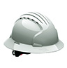 PIP-280-EV6161-10              WHITE FULL BRIM HAT 6 PT. RATCHET STYLE from